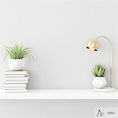 Giấy dán tường màu trắng Albany 6820-1