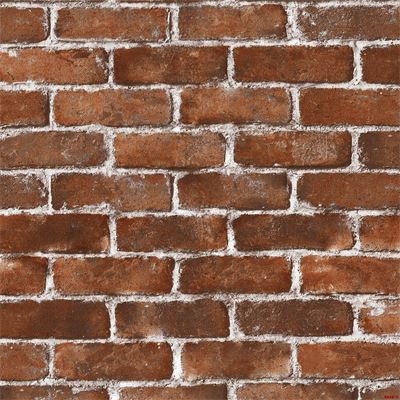 Giấy dán tường giả gạch màu nâu đỏ Albany 6816-3