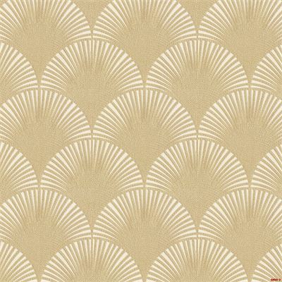 Giấy dán tường hoạt tiết quạt màu vàng Albany 6803-2