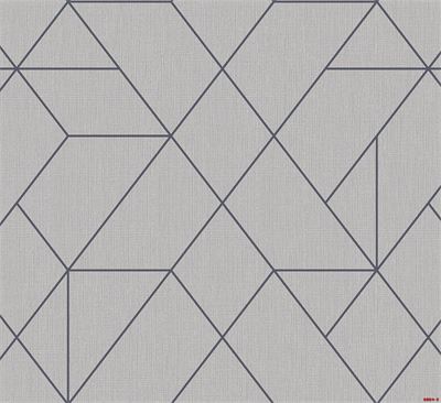 Giấy dán tường kẻ màu ghi Albany 6804-2