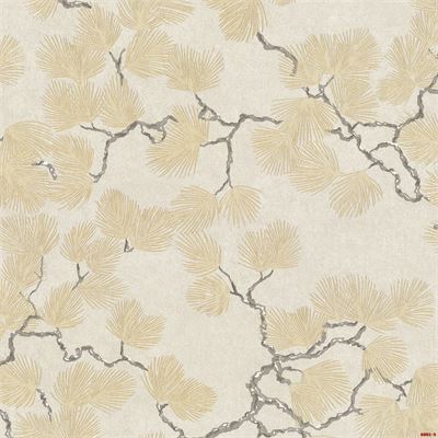 Giấy dán tường lá kim vàng  Albany 6801-3