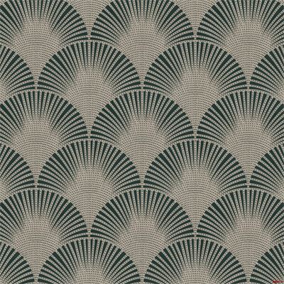 Giấy dán tường hoạt tiết quạt màu xanh Albany 6803-4