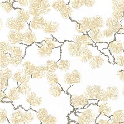 Giấy dán tường lá kim vàng Albany 6801-1