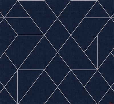 Giấy dán tường kẻ chéo màu xanh đậm Albany 6804-3