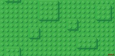 Giấy dán tường lego màu xanh cốm 5123-2