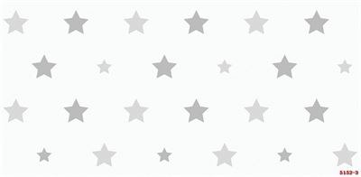 Giấy dán tường ngôi sao màu ghi 5152-3