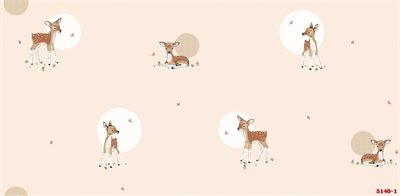 Giấy dán tường chú nai dễ thương 5140-1