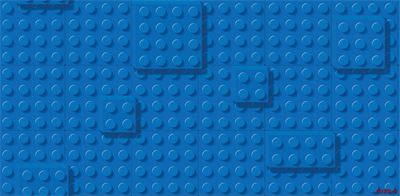 Giấy dán tường lego xanh nước biển 5123-3