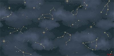 Giấy dán tường hình bầu trời và chòm sao 5137-2