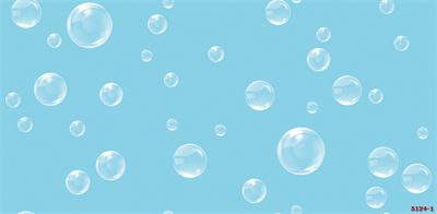 Giấy dán tường hình bong bóng phòng trẻ em 5124-1