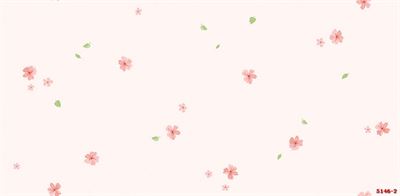 Giấy dán tường hoa đào phòng bé gái  5146-2
