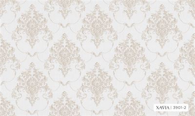  Giấy dán tường cổ điển màu vàng nhạt Xavia 3901-2