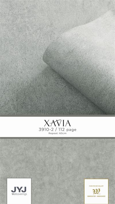 Giấy dán tường bê tông/ xi măng Xavia 3910-2