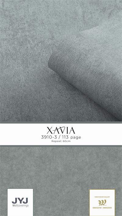 Giấy dán tường bê tông/ xi măng Xavia 3910-3