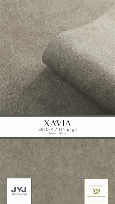 Giấy dán tường bê tông/ xi măng Xavia 3910-4