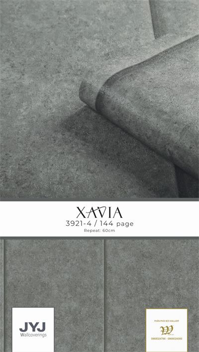 Giấy dán tường xi măng kẻ sọc Xavia 3921-4