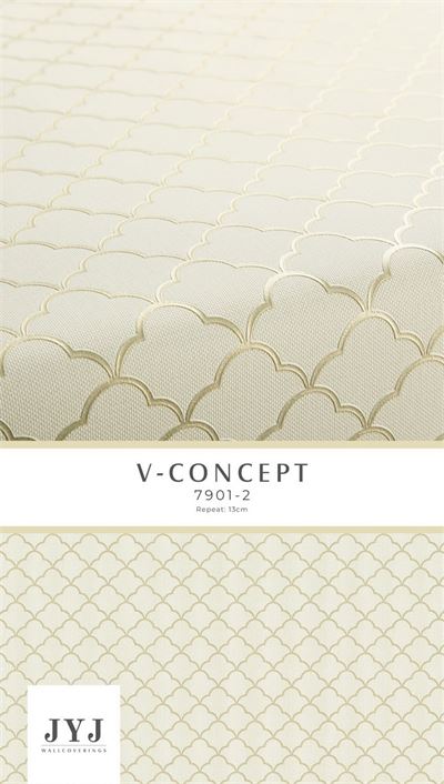 Giấy dán tường Ô chéo cổ điển màu vàng nhạt 7901-2