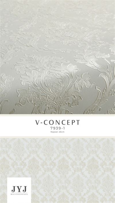 Giấy dán tường cổ điển Vconcept 7939-1