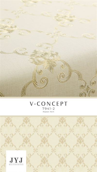 Giấy dán tường cổ điển Vconcept 7941-2