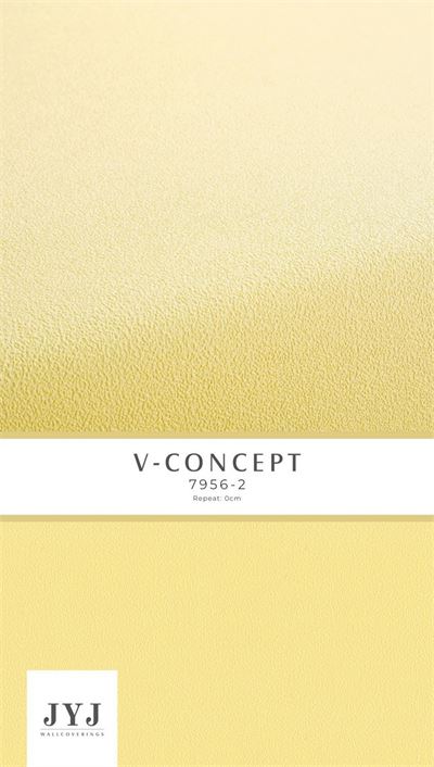 Giấy dán tường màu vàng Vconcept 7956-2
