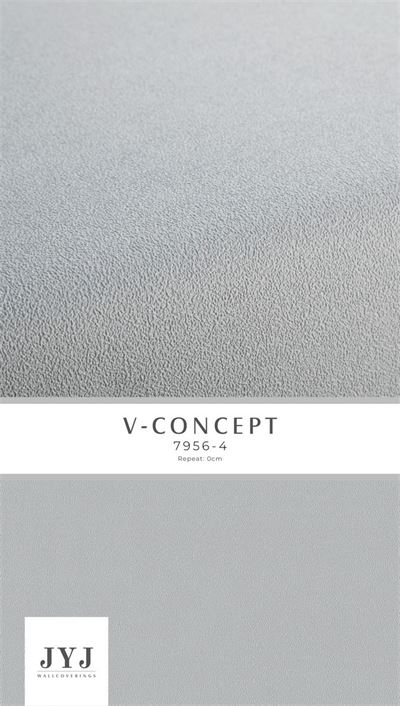 Giấy dán tường màu ghi Vconcept 7956-4