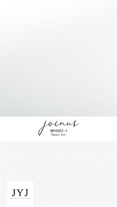 Giấy dán tường màu trắng Joinus WH501-1