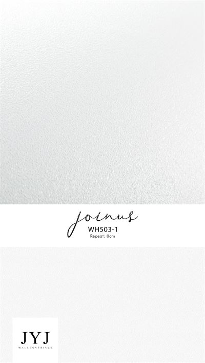 Giấy dán tường màu trắng WH503-1 - JOINUS