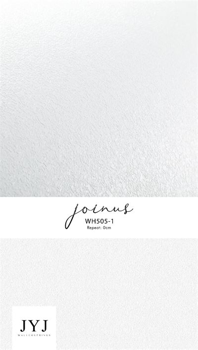 Giấy dán tường màu trắng WH505-1 - JOINUS