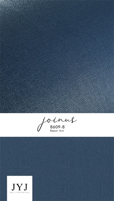 Giấy dán tường màu xanh đậm 8609-8 - JOINUS