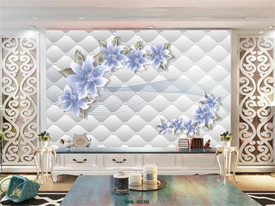 tranh hoa tím 3d MHL-0570