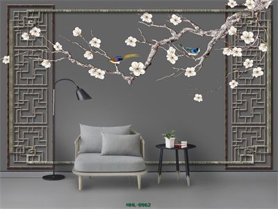 CÀNH HOA VÀ CHIM MHL-0962