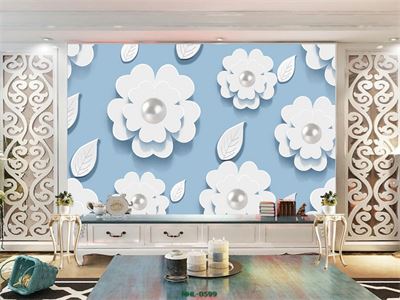 NỀN HOA TRẮNG MHL-0599