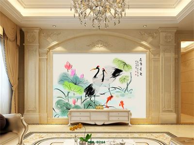 SẾU VỚI HOA SEN MHL-0244