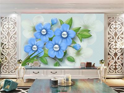 HOA TÍM XANH MHL-0602