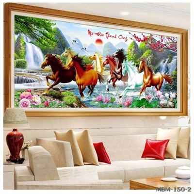 Tranh bát mã MBM-150-2