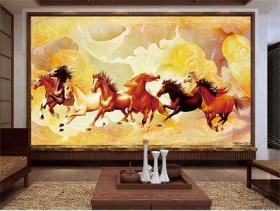 Tranh bát mã MBM-037KG