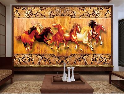 Tranh bát mã MBM-036KG