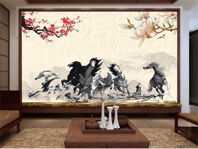 Tranh bát mã MBM-209KG