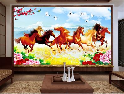 Tranh bát mã MBM-070KG