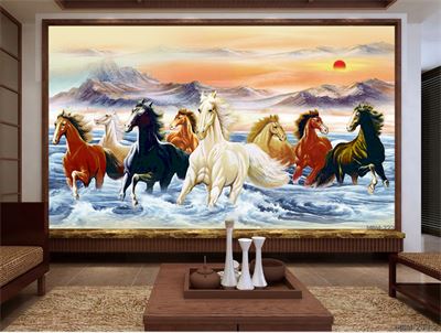 Tranh bát mã MBM-223KG