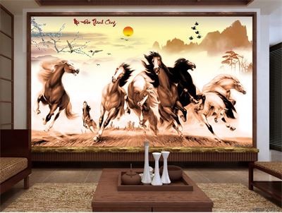 Tranh bát mã MBM-208KG