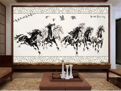 Tranh bát mã MBM-211KG