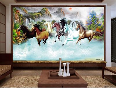 Tranh bát mã MBM-241KG