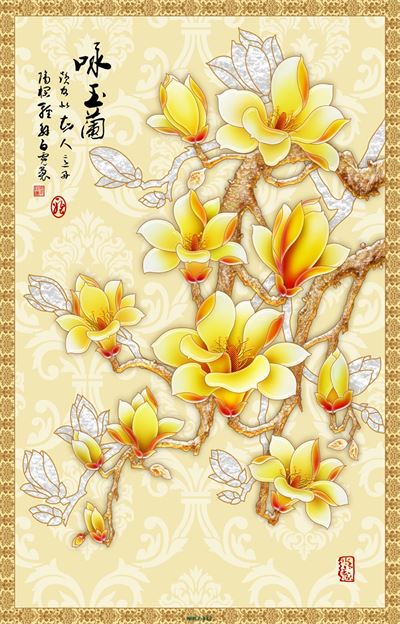 Hoa ngọc lan 3D MHL2-112