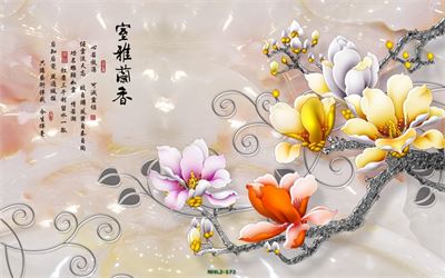 Hoa ngọc lan 3D MHL2-172