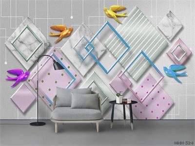 Hình học - hình vuông 3dMHH-524