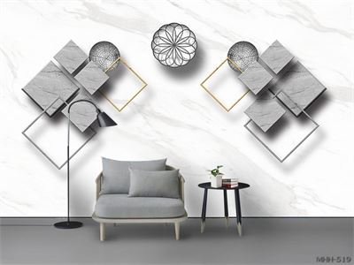 Hình học - hình vuông 3d MHH-519