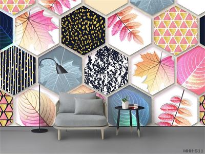 Hình học - Hình lục giác - lá MHH-511