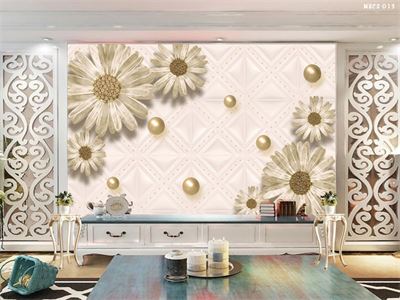 Tranh hoa cúc trắng 3d MHC2-013