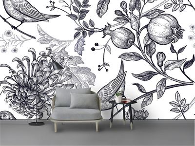 Tranh hoa cúc MHC2-023